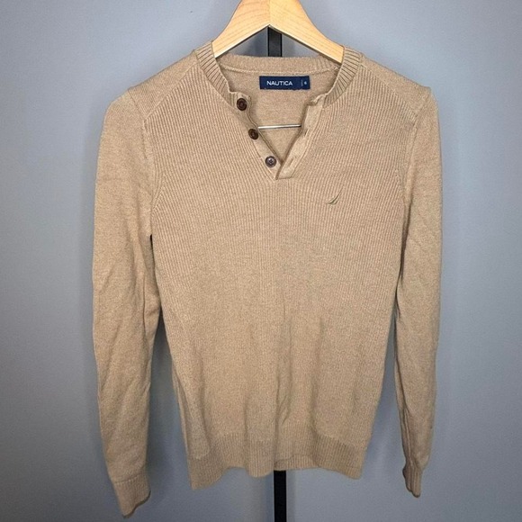 Nautica quarter button-up sweater - Picture 1 of 3